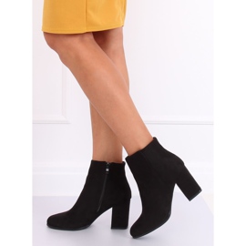 Crne čizme na visoku petu G-7656 Crna 2