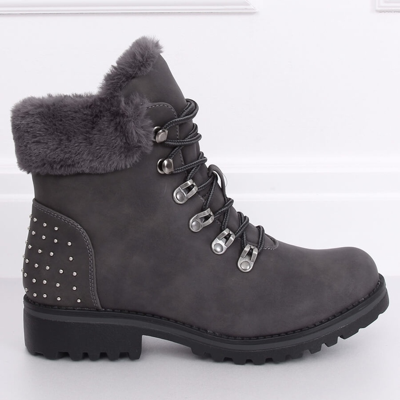 Sivi ženski traperi Z172 Sivi siva 2