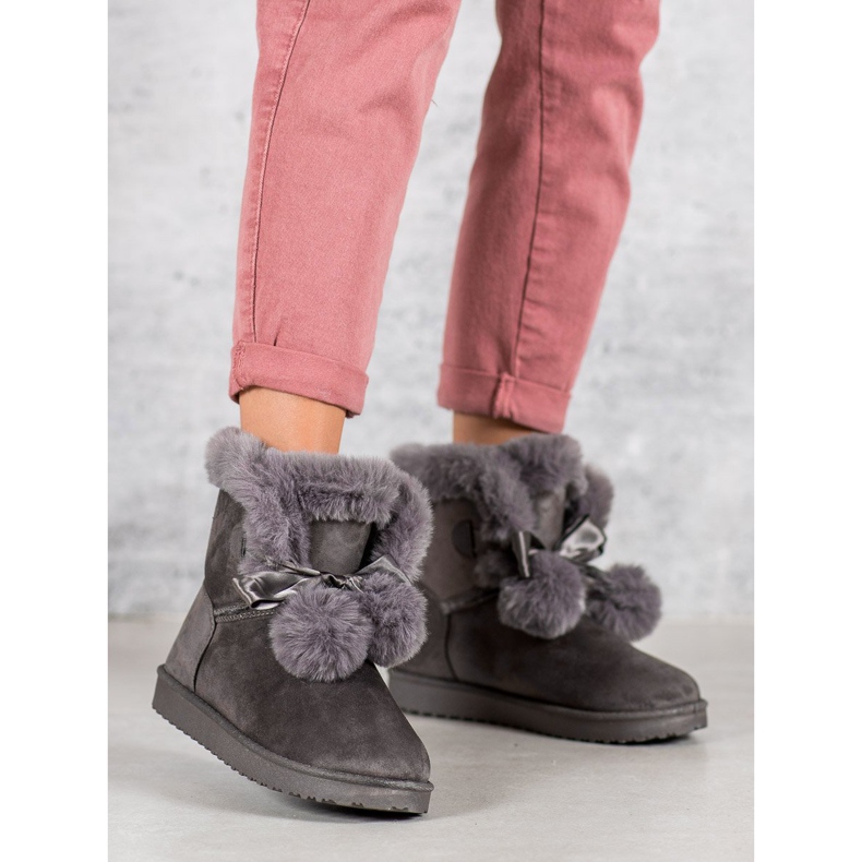 Modni sivi mukluki siva 1