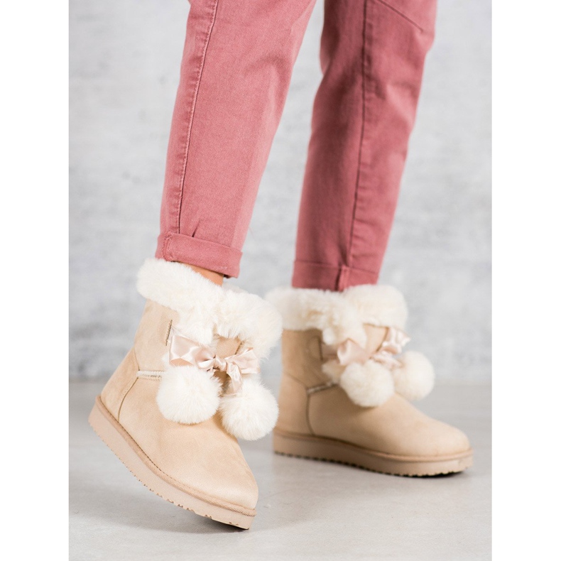 Modni bež Mukluki 1