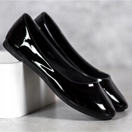 Lakirane VICES balerine crna 1