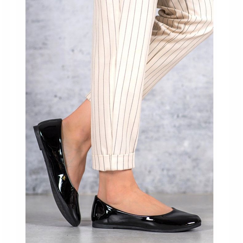 Lakirane VICES balerine crno 2