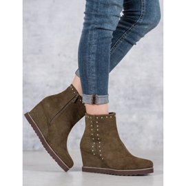 Kylie Zelene čizme na klinu zelena 2