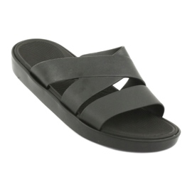 Crne Atletico 185 papuče na platformi crna 1