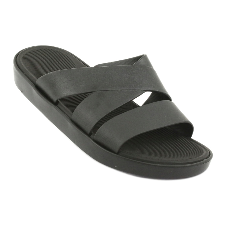 Crne Atletico 185 papuče na platformi crna 1