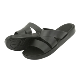 Crne Atletico 185 papuče na platformi crna 4