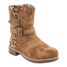 Smeđe pante čizme American Club smeđa 1