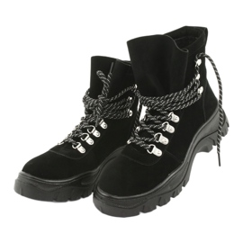 Crni traperi vezali su Sergio Leone TR729 crna 4