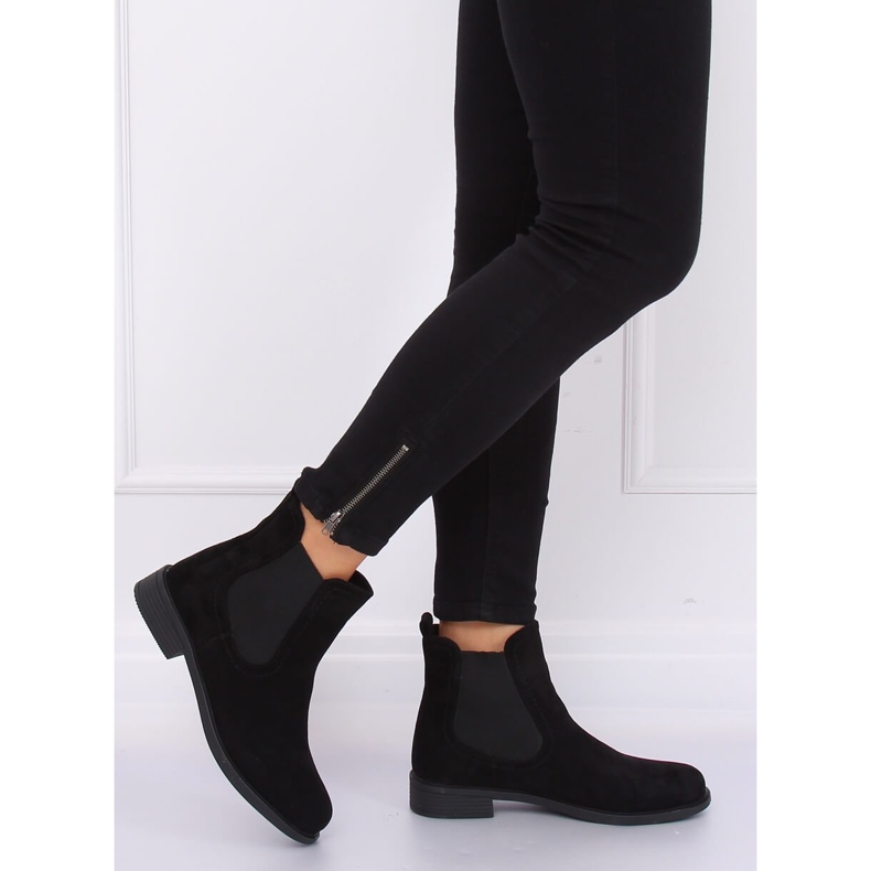 Crne čizme Jodhpur B-6856 Crne crna 2