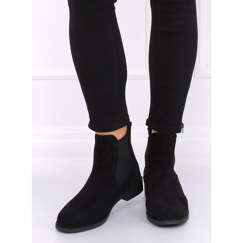 Crne čizme Jodhpur B-6856 Crne crna 1