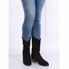 Crne CM-9M1-1 Crne kaubojske čizme crna 1