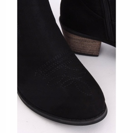 Crne CM-9M1-1 Crne kaubojske čizme crna 2