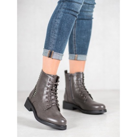 SHELOVET Čizme sa kamenčićima siva 1