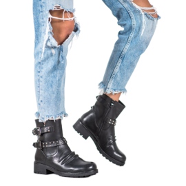 J. Star Modne rock čizme crno 2