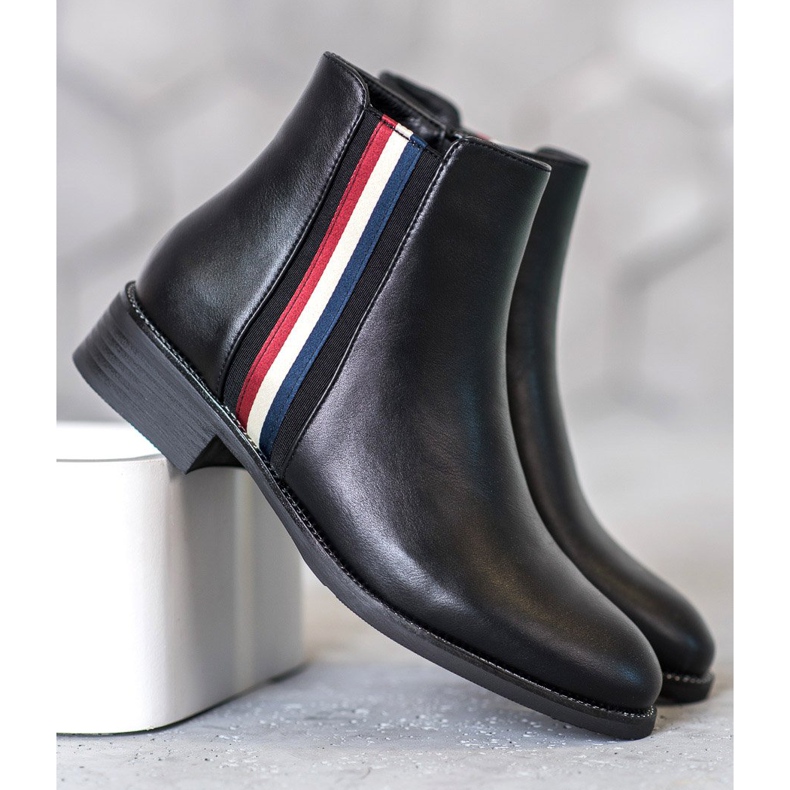 Filippo Čizme s ukrasnim pojasom crna 1