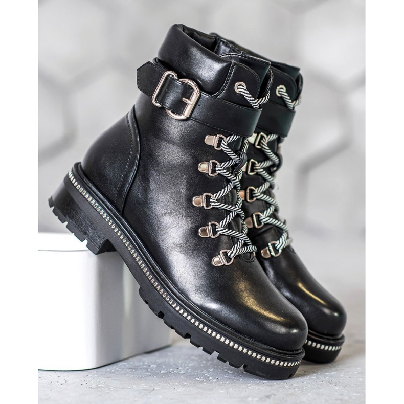 Seastar Crni radnici s kopčom crno 1