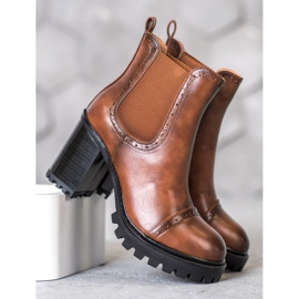 Seastar Klizne čizme na platformi smeđa 1