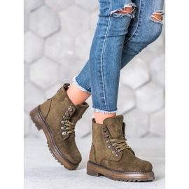 SHELOVET Hvatači vezica smeđa raznobojna zelena 2