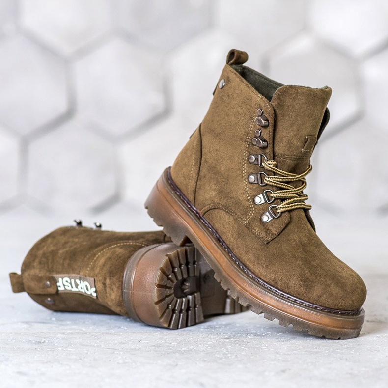 SHELOVET Hvatači vezica smeđa raznobojna zelena 1