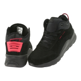 MCKEY HIGH muški sportske cipele Black Suede 1068 crna 4