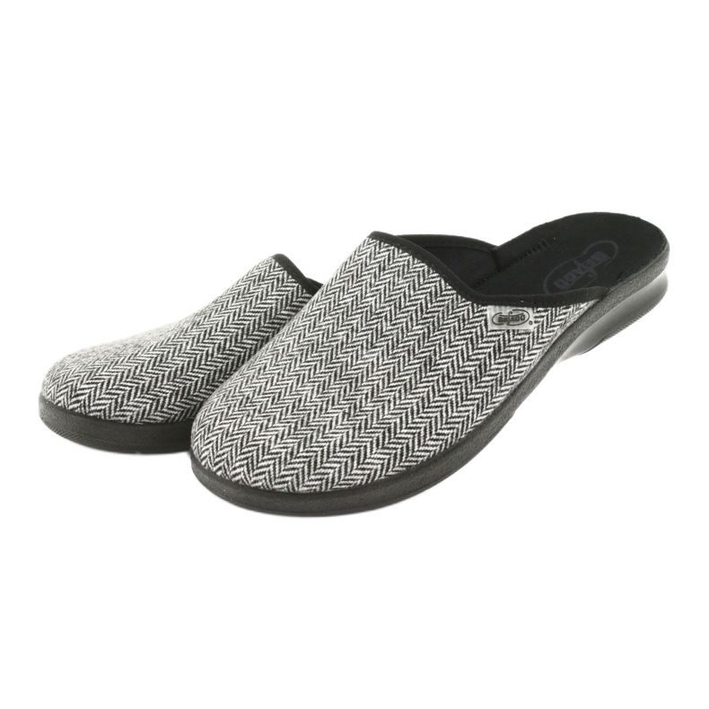 Befado muške cipele pu 548M023 crna siva 3