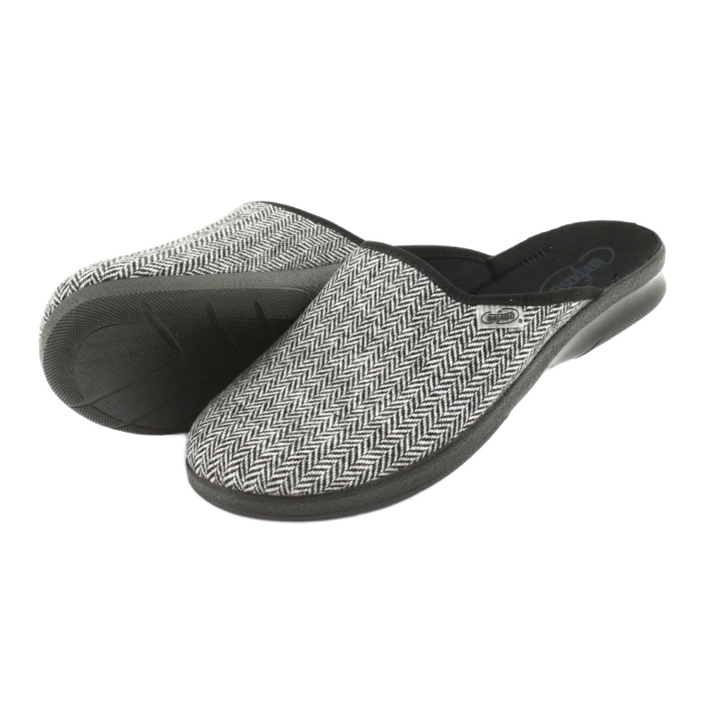 Befado muške cipele pu 548M023 crno siva 4