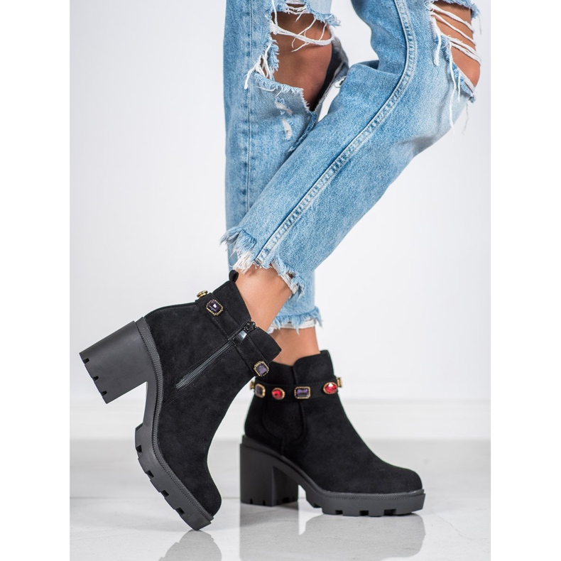 Seastar Čizme na platformi crna 1