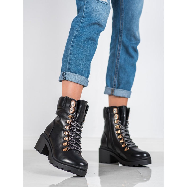 Seastar Čizme do gležnja crna 1