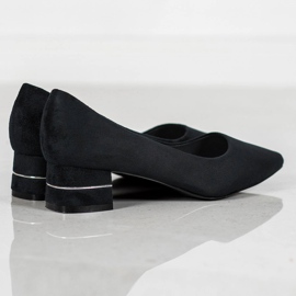 Goodin Pumpe s ukrasnim remenom crno 2