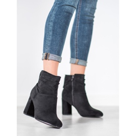 SHELOVET Klasične čizme s visokim potpeticama crna 2