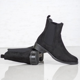 SDS Čizme od antilopa Chelsea crno 2