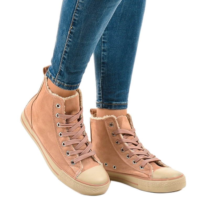 Ružičaste izolirane tenisice T-040 crna 1