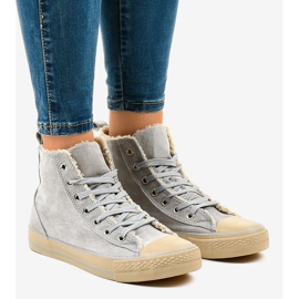 Sive izolirane tenisice T-040 siva 1