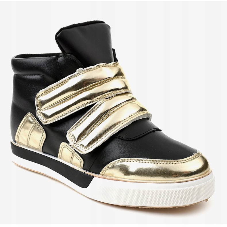 Crne izolirane tenisice na klin GF-ZM26 crno 1