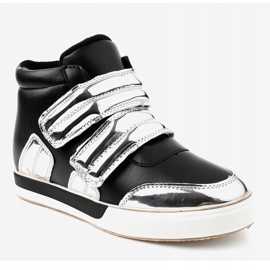 Crne izolirane tenisice na klin GF-ZM26 crno 1