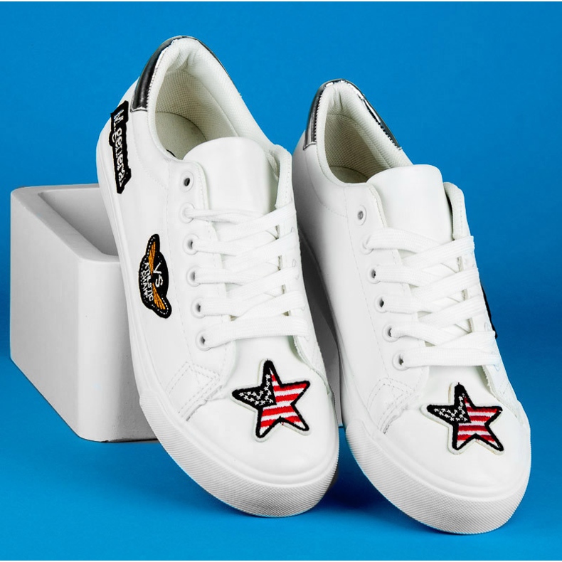 Seastar Vojske tenisice s zakrpama bijela 2