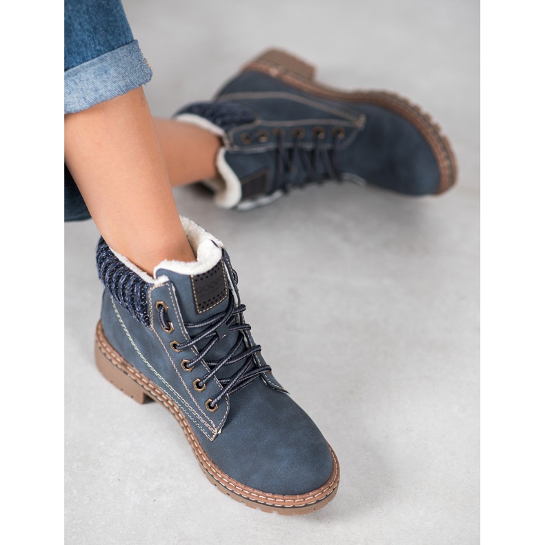 Goodin Traperi s ovčjom kožom plava 2