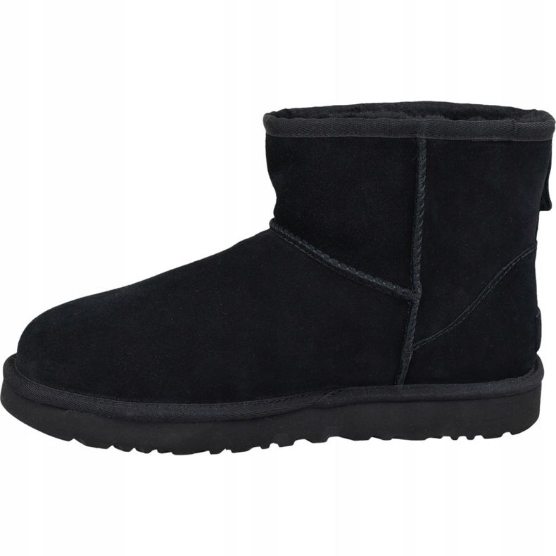 Ugg Classic Mini gumeni logotip W 1108231-BLK crno 1