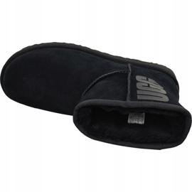 Ugg Classic Mini gumeni logotip W 1108231-BLK crno 2