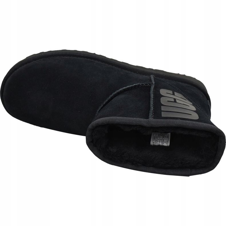Ugg Classic Mini gumeni logotip W 1108231-BLK crna 2