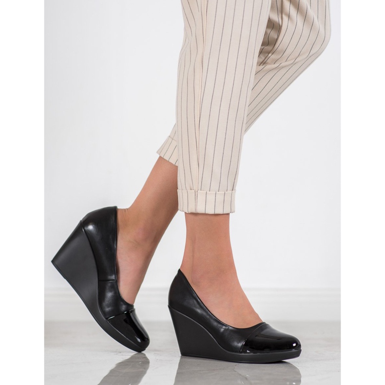 J. Star Klinaste pumpe crna 1