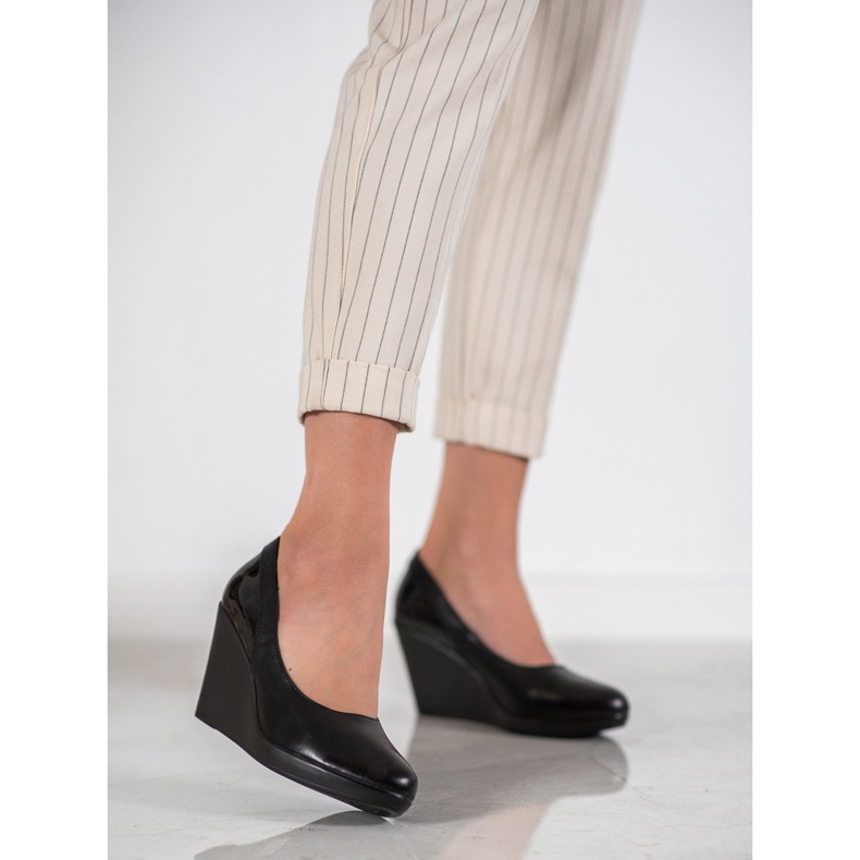 J. Star Klinaste pumpe crna 2