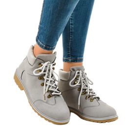 Sive planinarske čizme bez izolacije XDS1702 siva 1