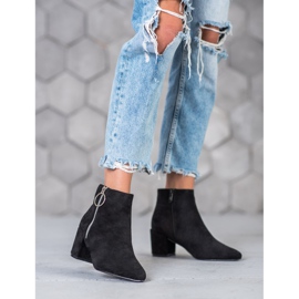 SHELOVET Čizme od antilopa u Spitzu crno 2