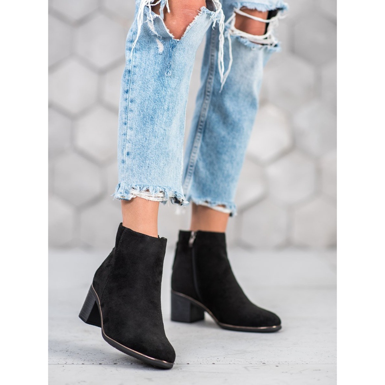 Goodin Crne čizme od antilopa crna 2