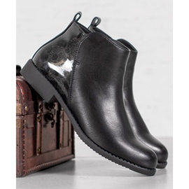 J. Star Čizme na ravnu petu crna 2