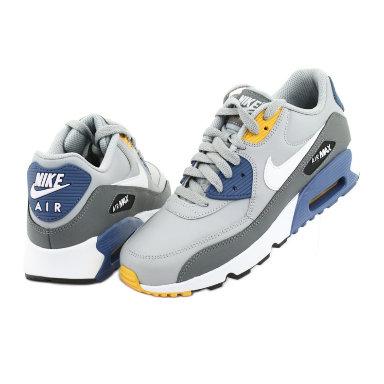 Nike Air Max 90 Ltr Gs Jr 833412-026 bijela plava siva 4
