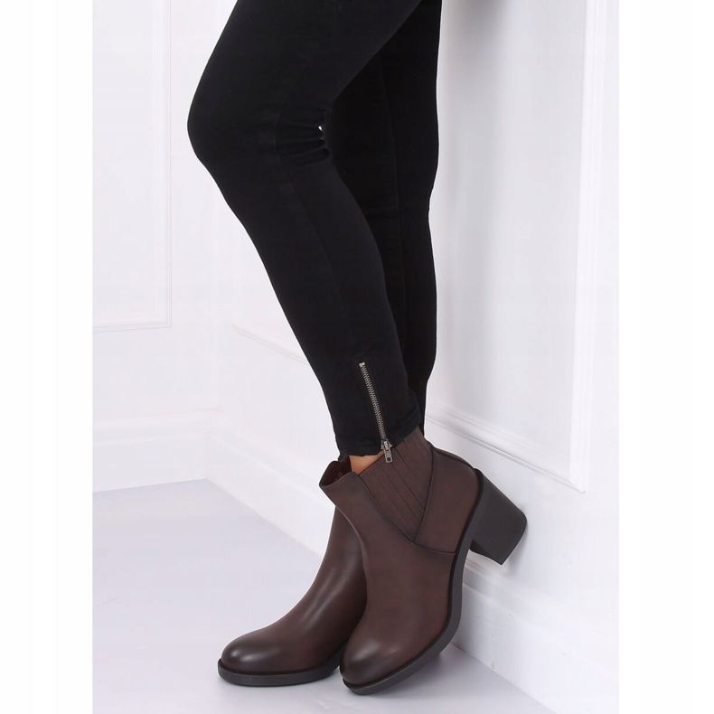 Smeđe čizme Chelsea smeđe 8017 Smeđe smeđa 1