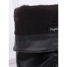 Crne ženske ravne čizme 1084-PG Crne crna 2