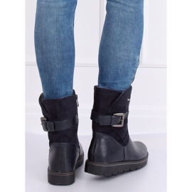 Crne izolirane čizme BM-9063 Crne crna 1